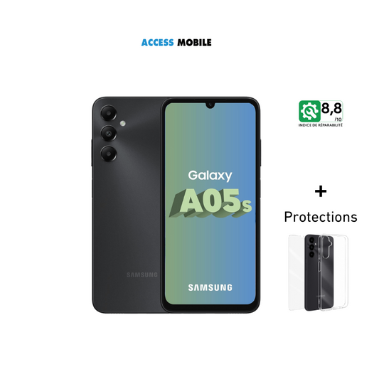 Samsung Galaxy A05S 64 GO / 4 GO + Protections
